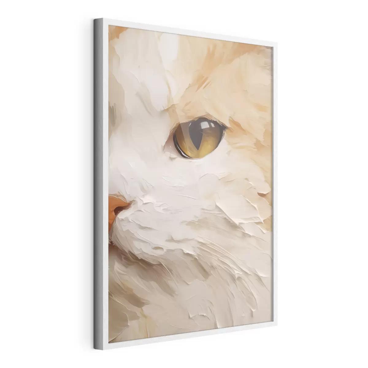 Poster Kat, schilderij in imitatie f50988