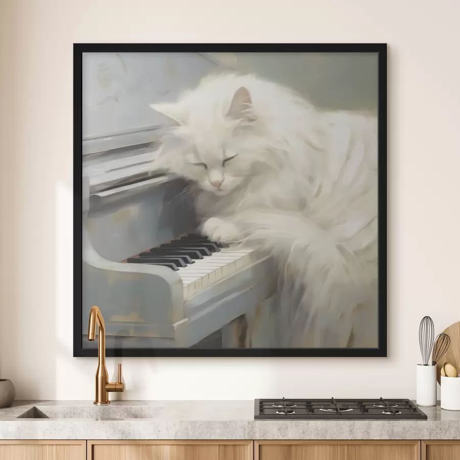 Fotobehang Kat en warmte f50990