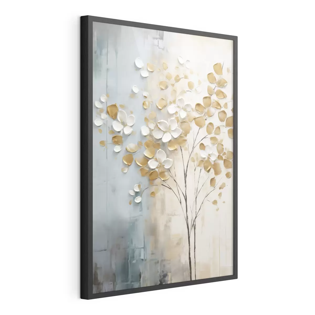 Poster Abstracte boom, imitatieschilderij f50991