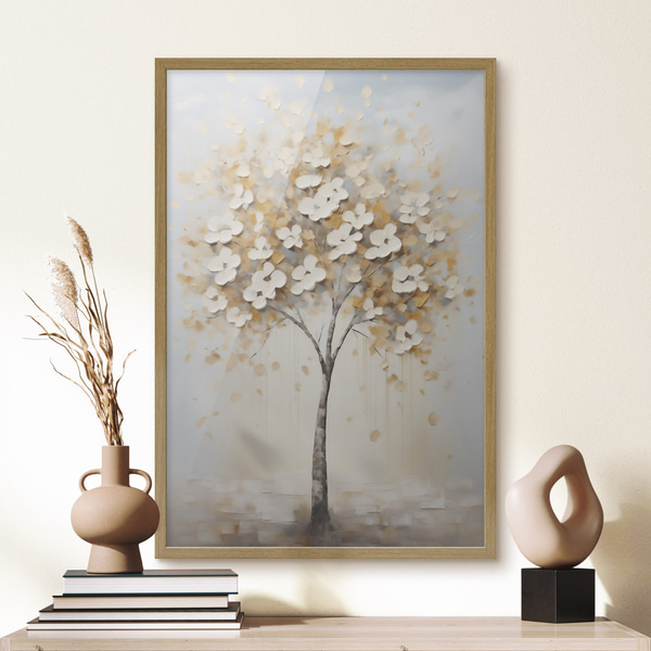 Poster Boom, schilderij in imitatie, Affiches Uniek, f50992wo : Uwalls