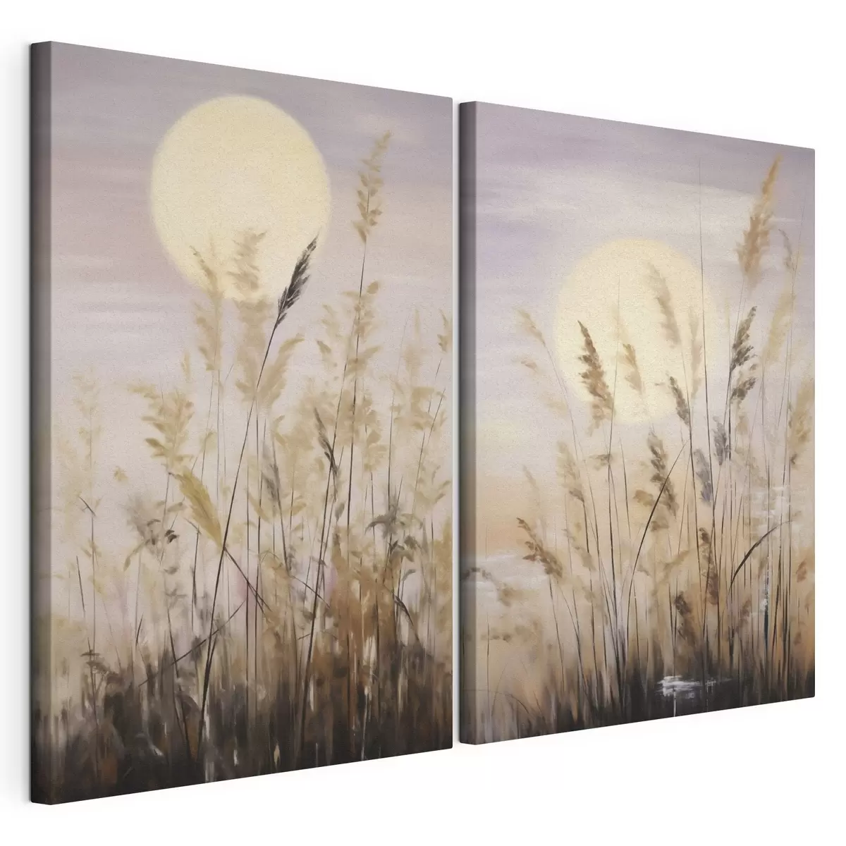  Peintures Herbes abstraites, peinture d'imitation m31062