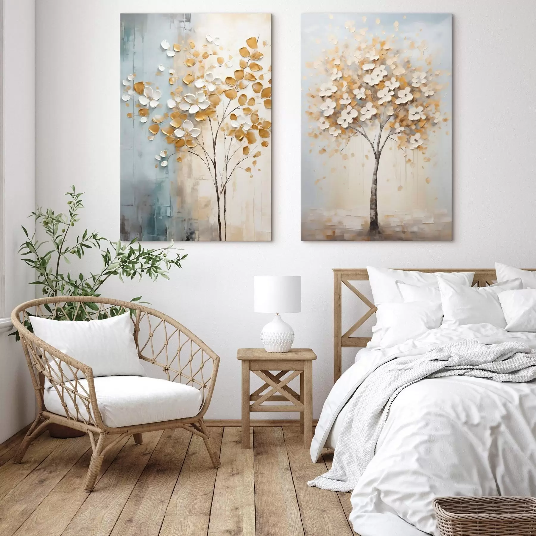  Schilderijen Abstracte boom, imitatieschilderij m31065