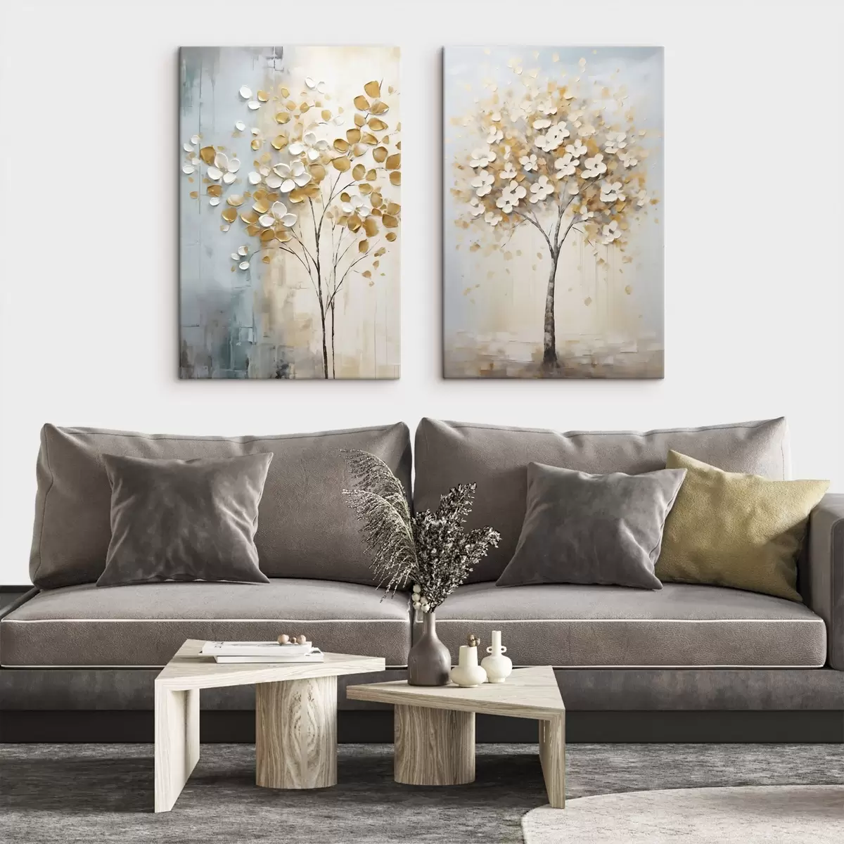  Schilderijen Abstracte boom, imitatieschilderij m31065