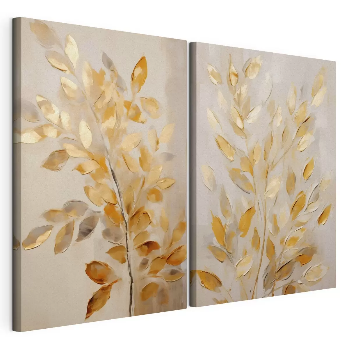  Peintures Feuillage abstrait, peinture d'imitation m31066