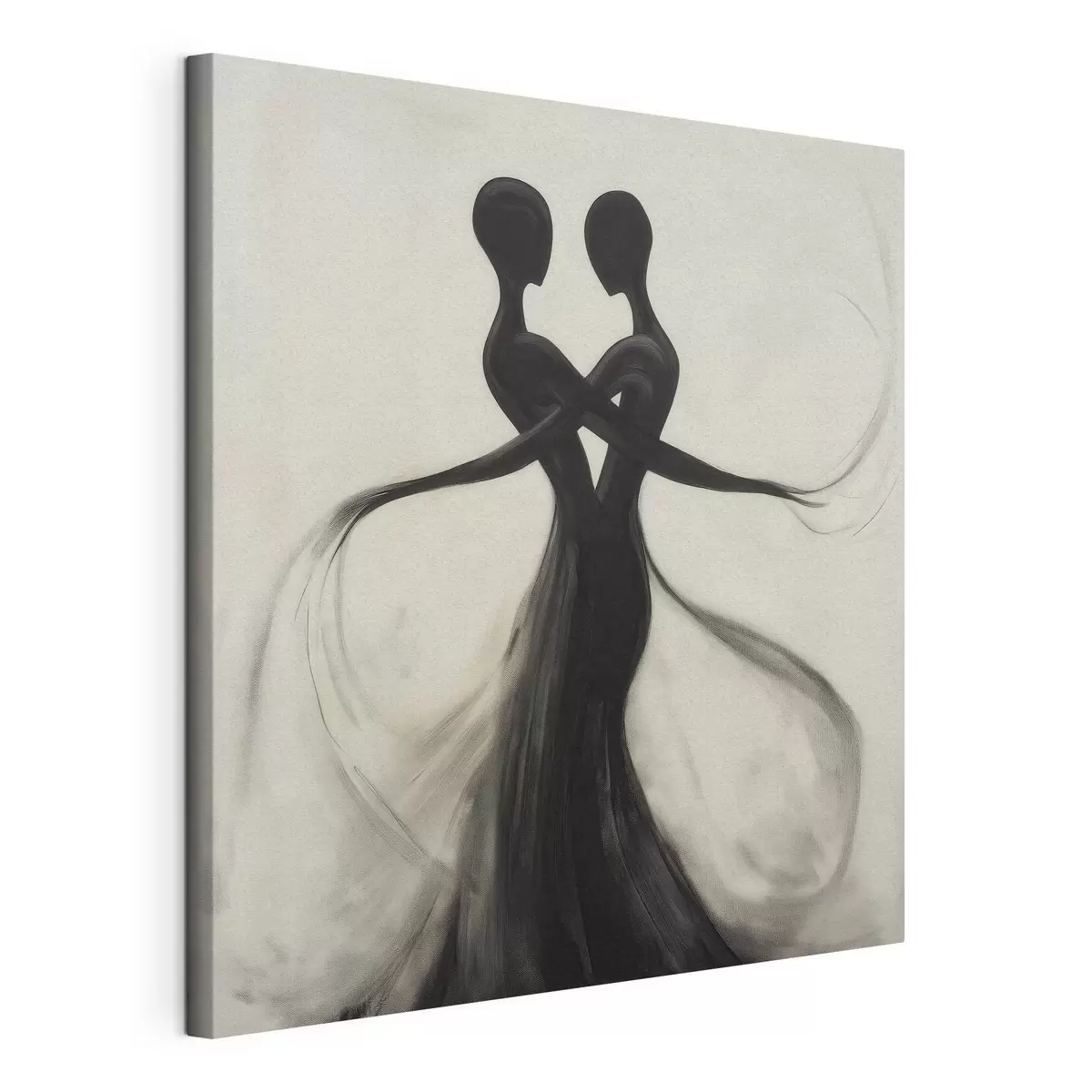  Peintures Silhouettes abstraites entrelacées s51005