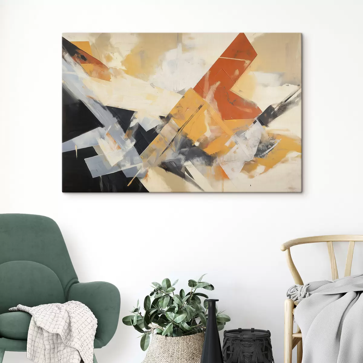  Peintures Géométrie abstraite s51014