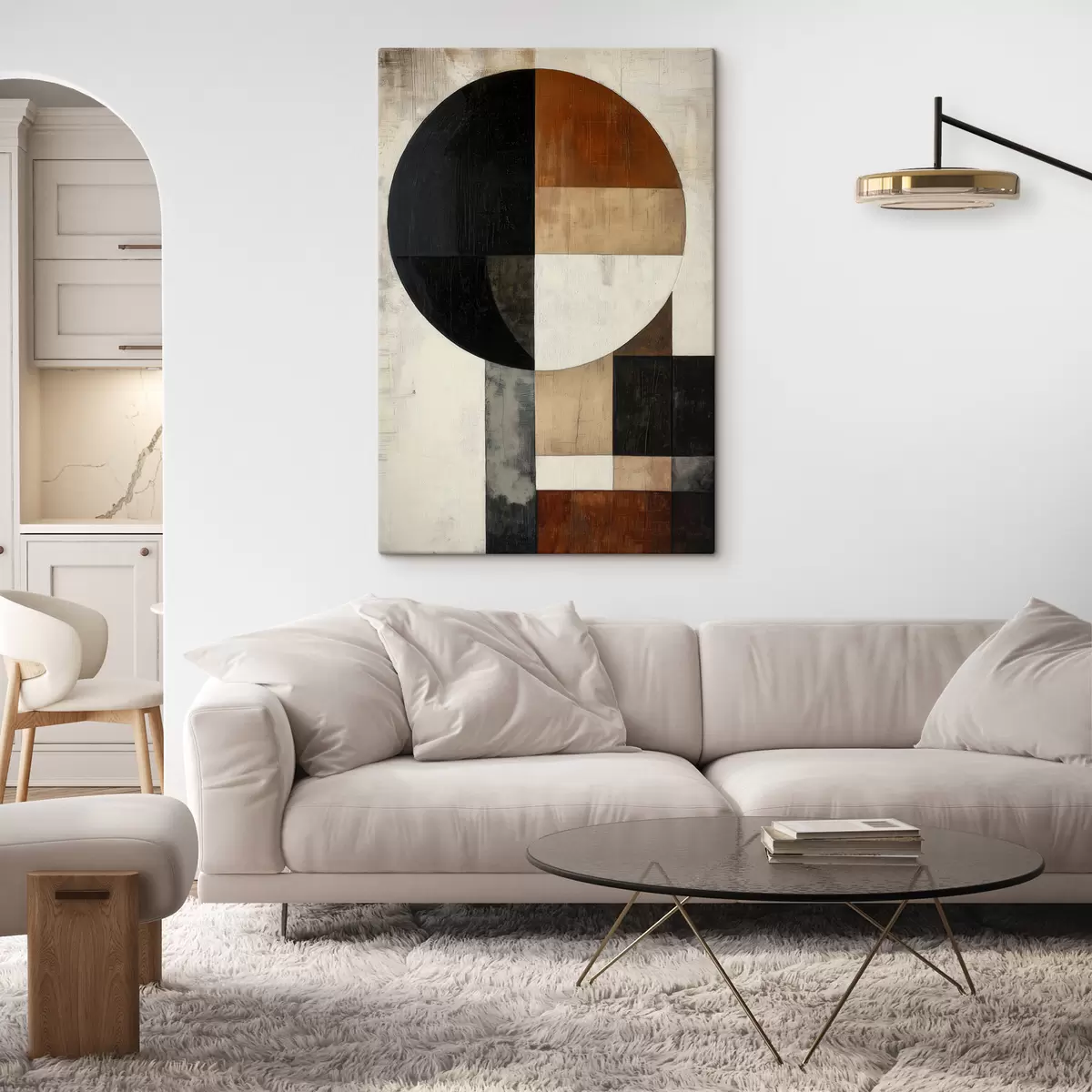  Peintures Abstraction géométrique s51017