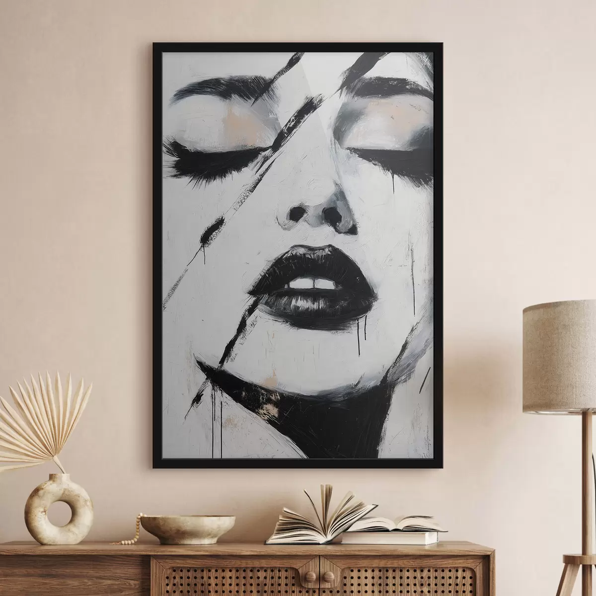 Affiche Portrait abstrait f50999