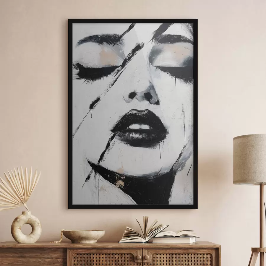 Papier peint photo Portrait abstrait f50999