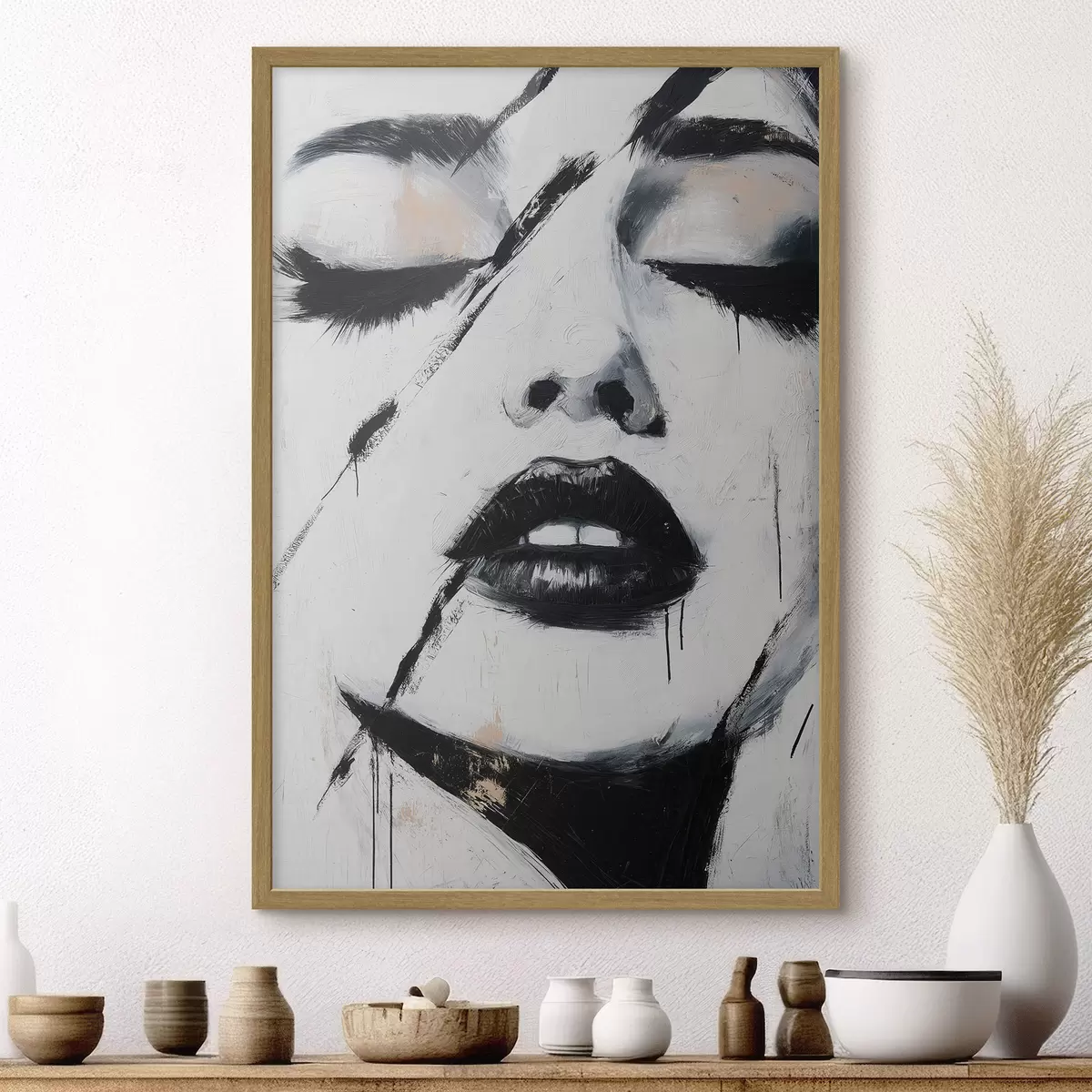 Affiche Portrait abstrait f50999