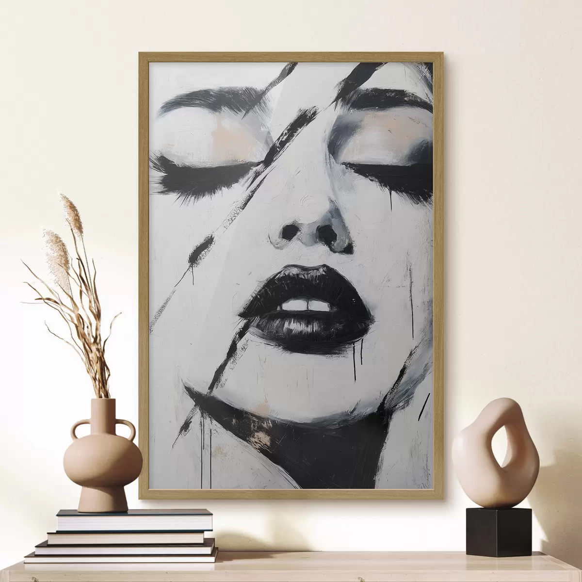 Affiche Portrait abstrait f50999