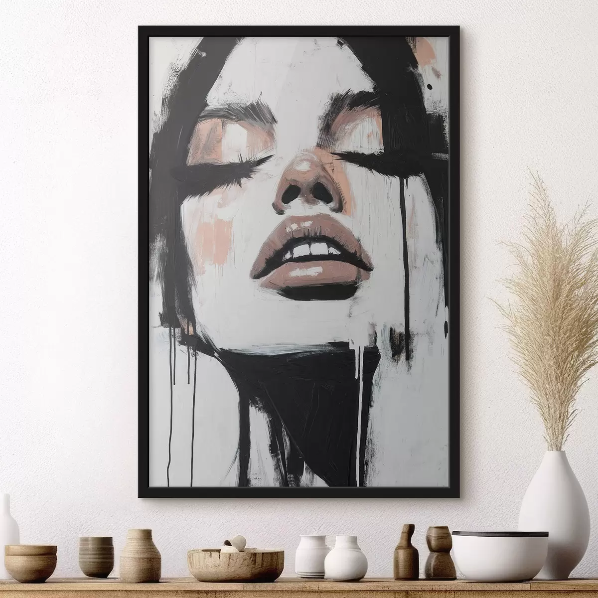 Affiche Portrait abstrait f51000