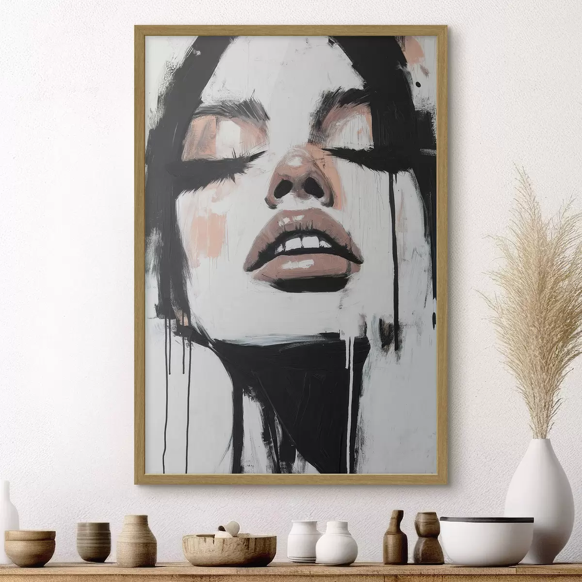 Affiche Portrait abstrait f51000
