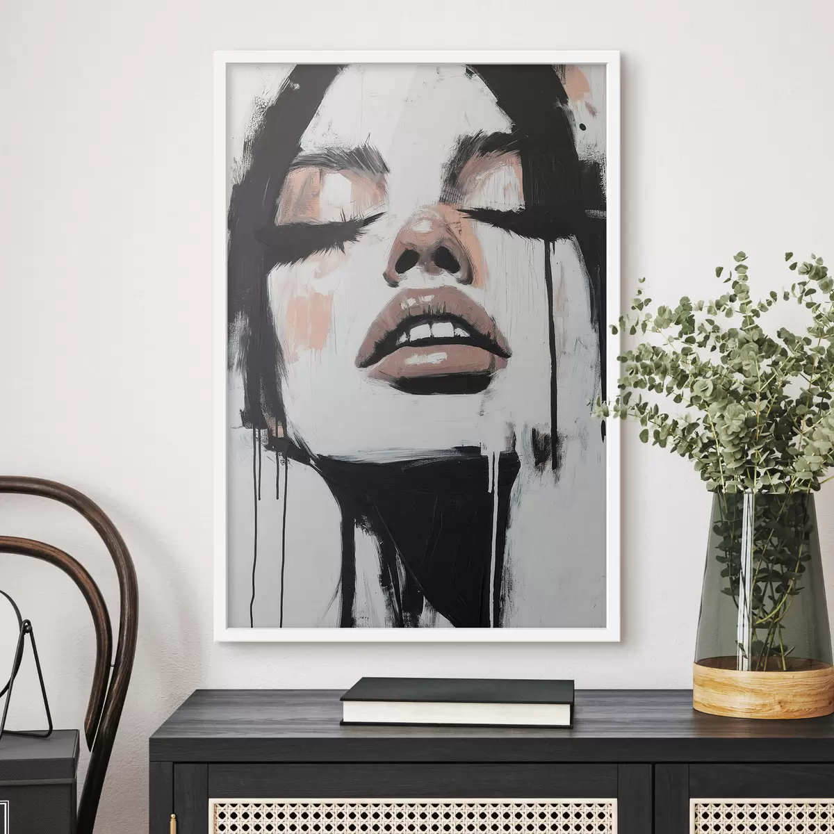 Affiche Portrait abstrait f51000