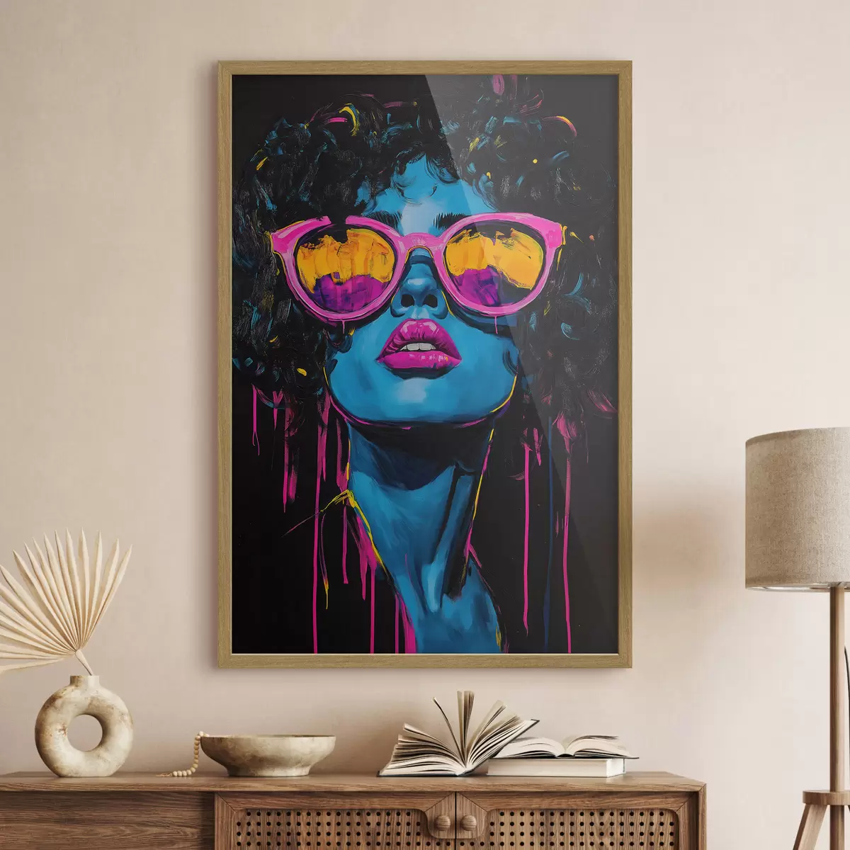 Affiche Portrait abstrait f51009