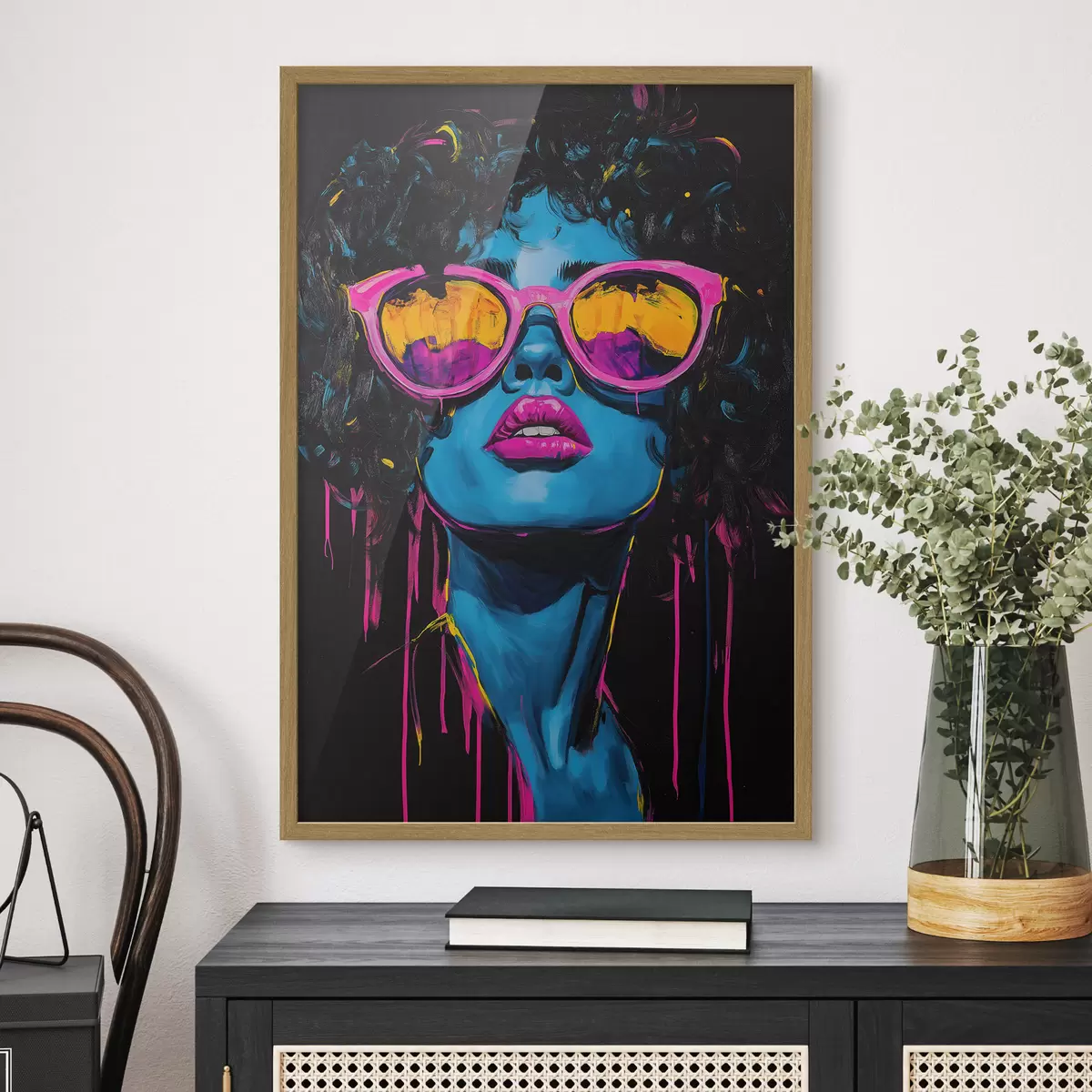 Affiche Portrait abstrait f51009
