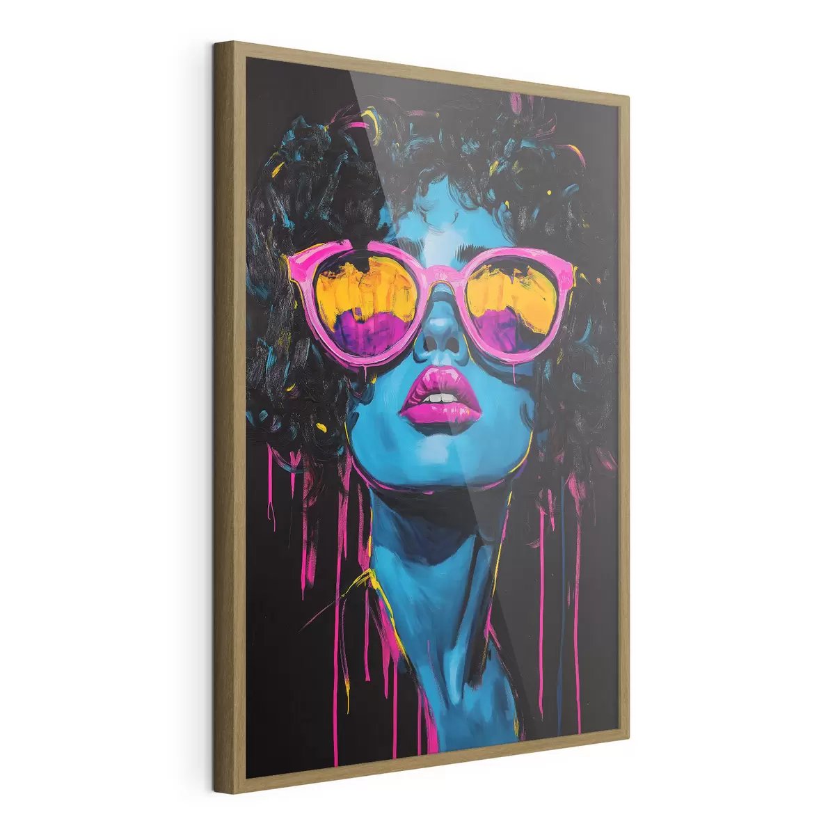 Affiche Portrait abstrait f51009