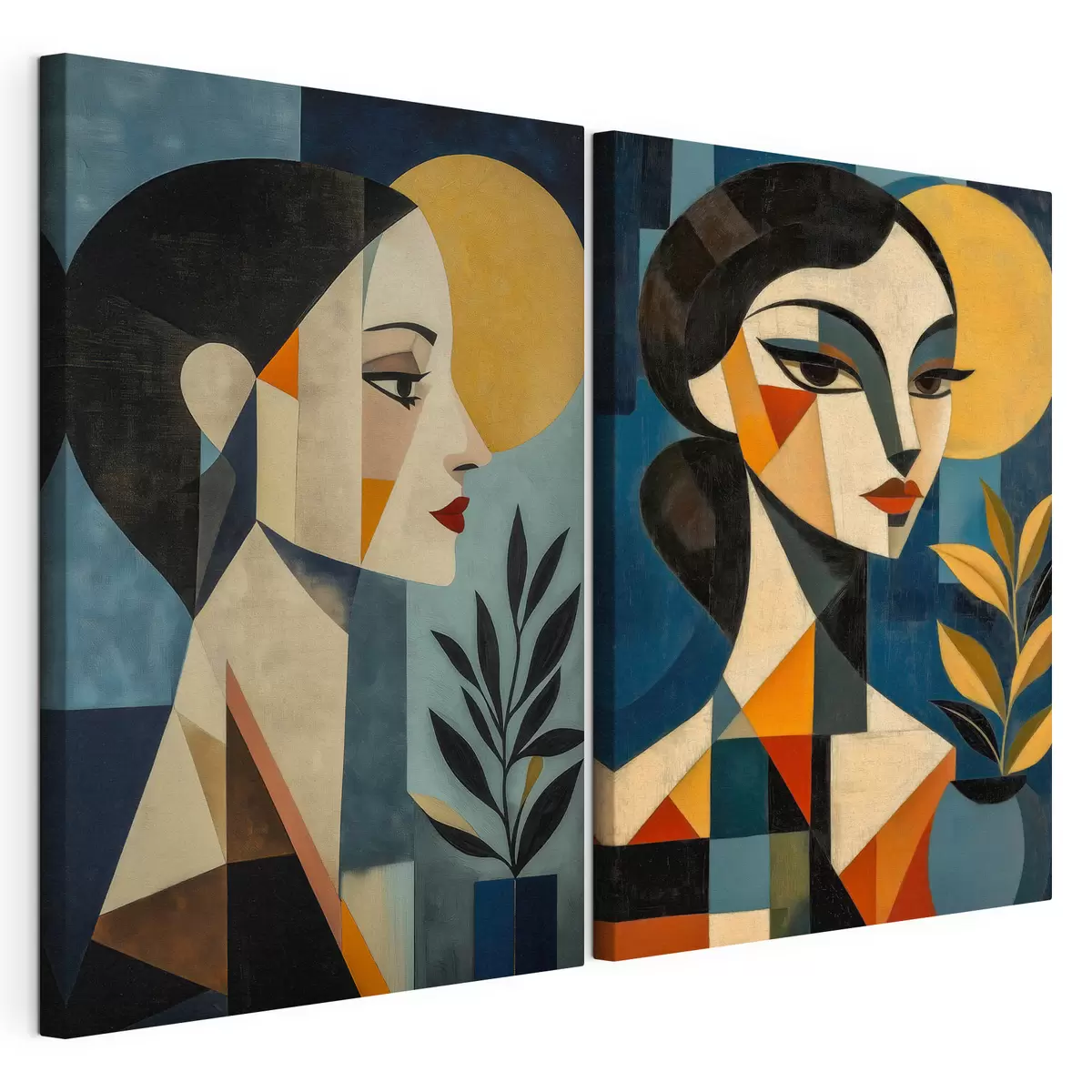  Peintures Portraits géométriques abstraits m31072