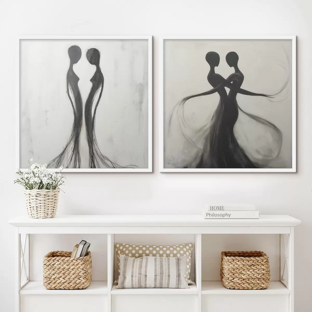 Affiche Silhouettes abstraites d31070