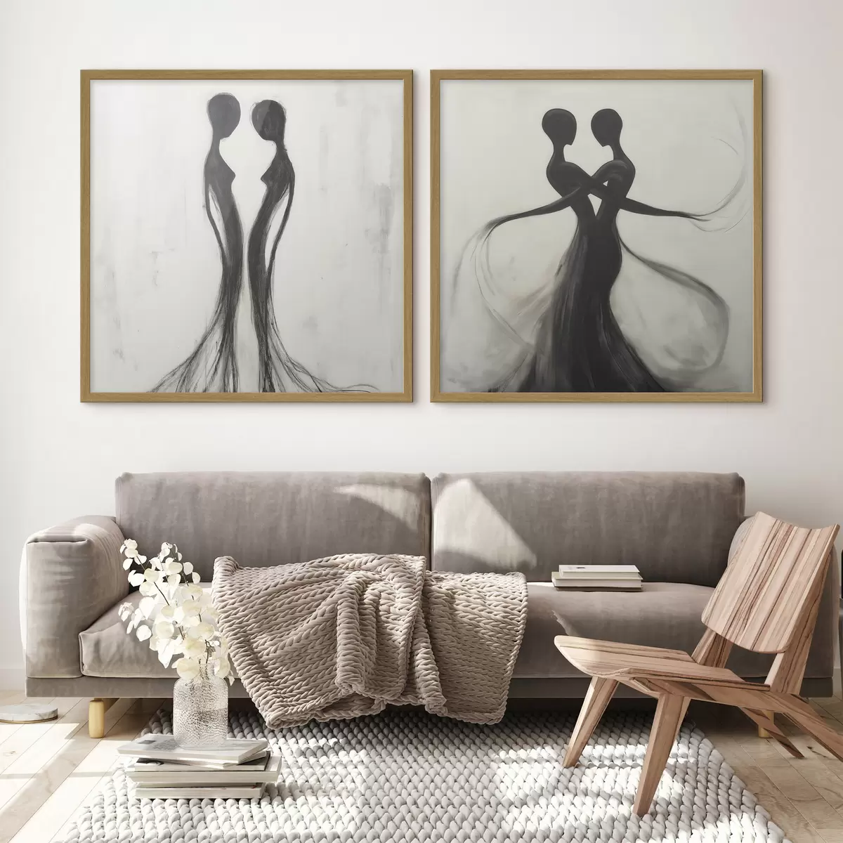 Affiche Silhouettes abstraites d31070