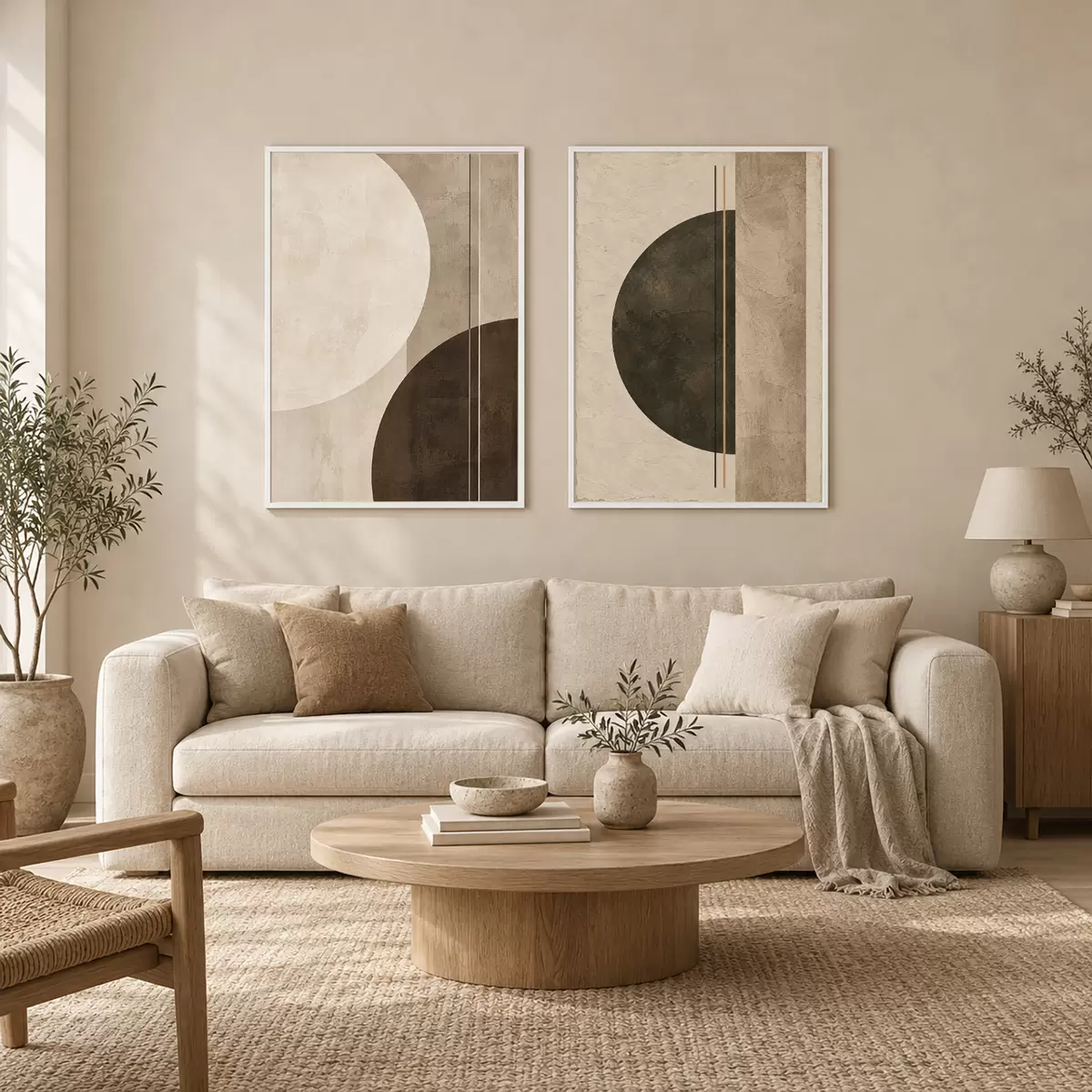 Poster De geometrie van de rust d31056