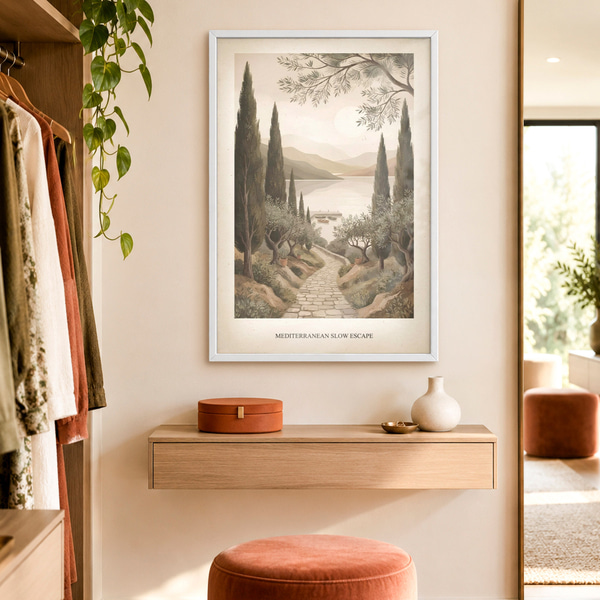 Poster Mediterrane horizonten, Posters Natuur, f50893wh : Uwalls