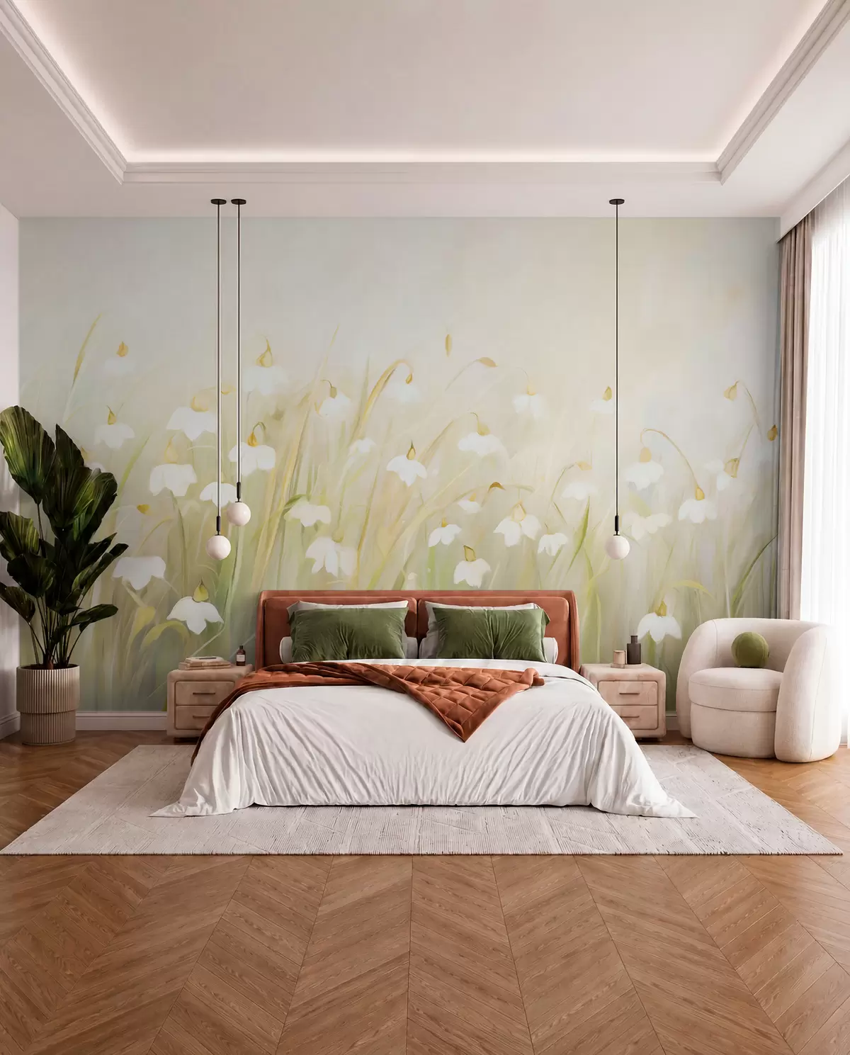 Fotobehang Wilde bloemen w05830