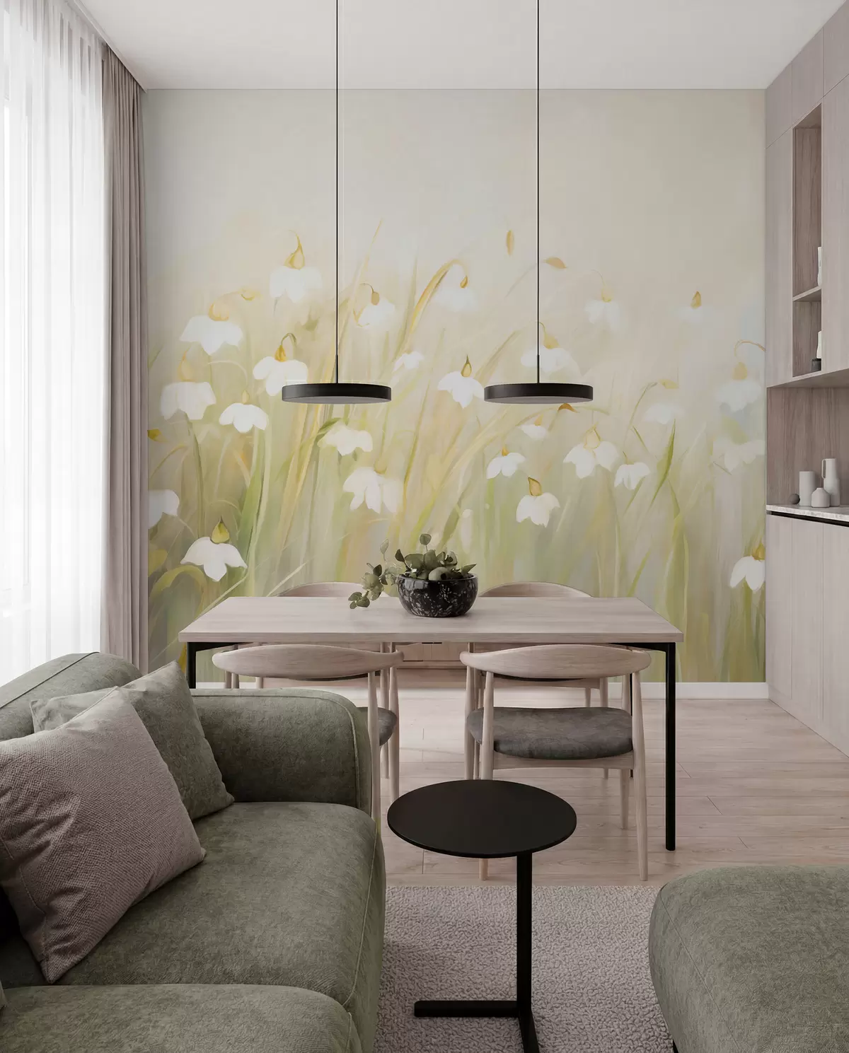 Fotobehang Wilde bloemen w05830