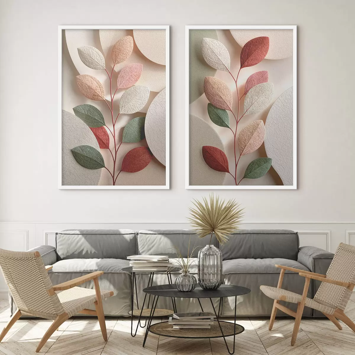 Poster Tak met geometrische vormen d31036