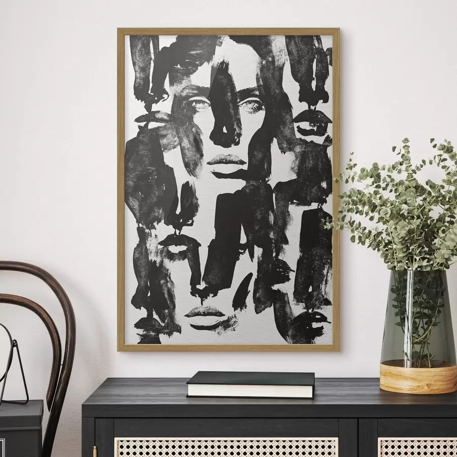 Papier peint photo Portraits abstraits f50861