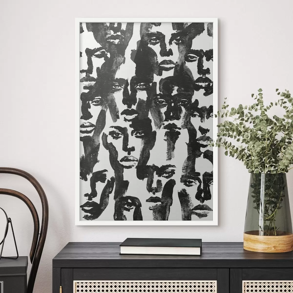 Affiche Visages abstraits f50862