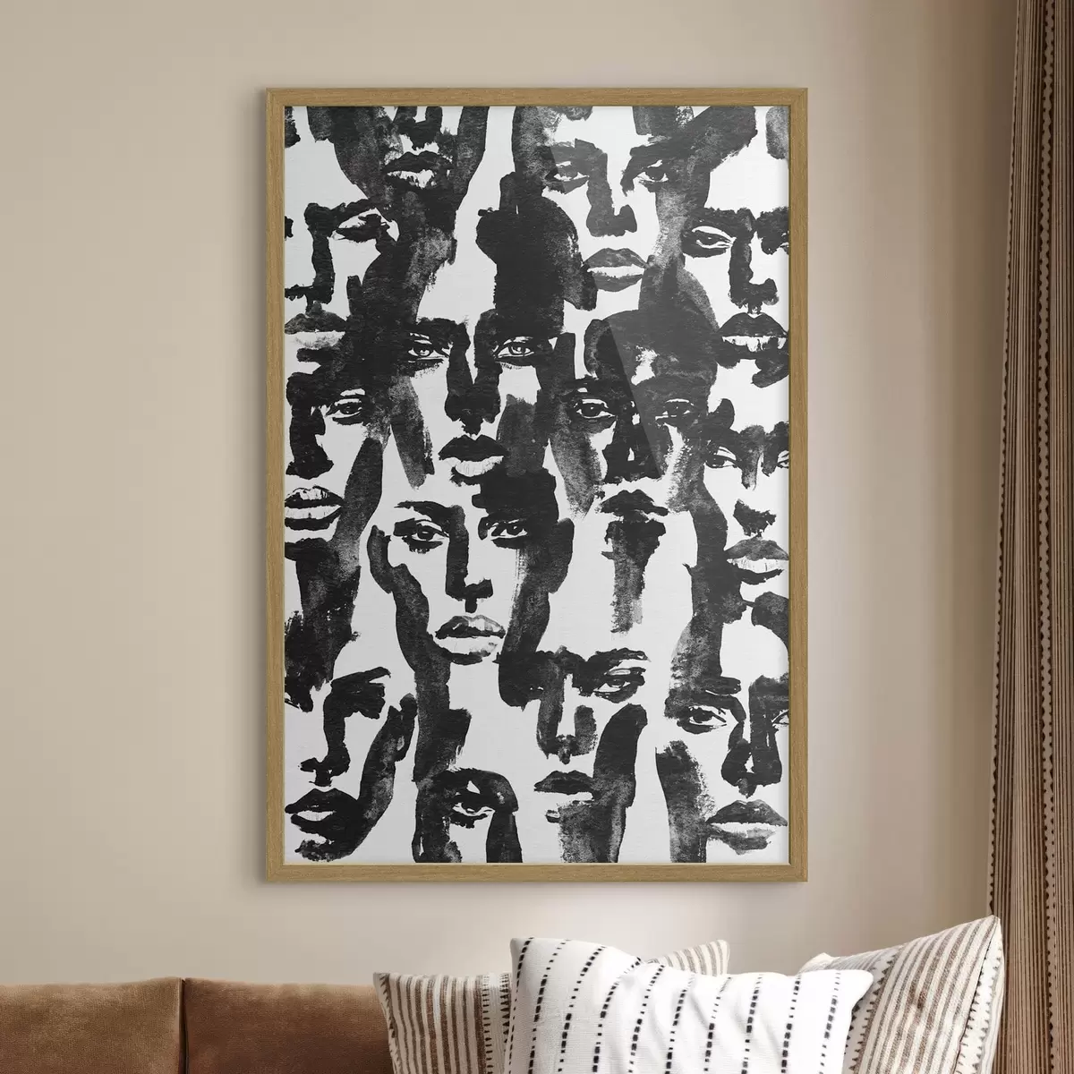 Affiche Visages abstraits f50862