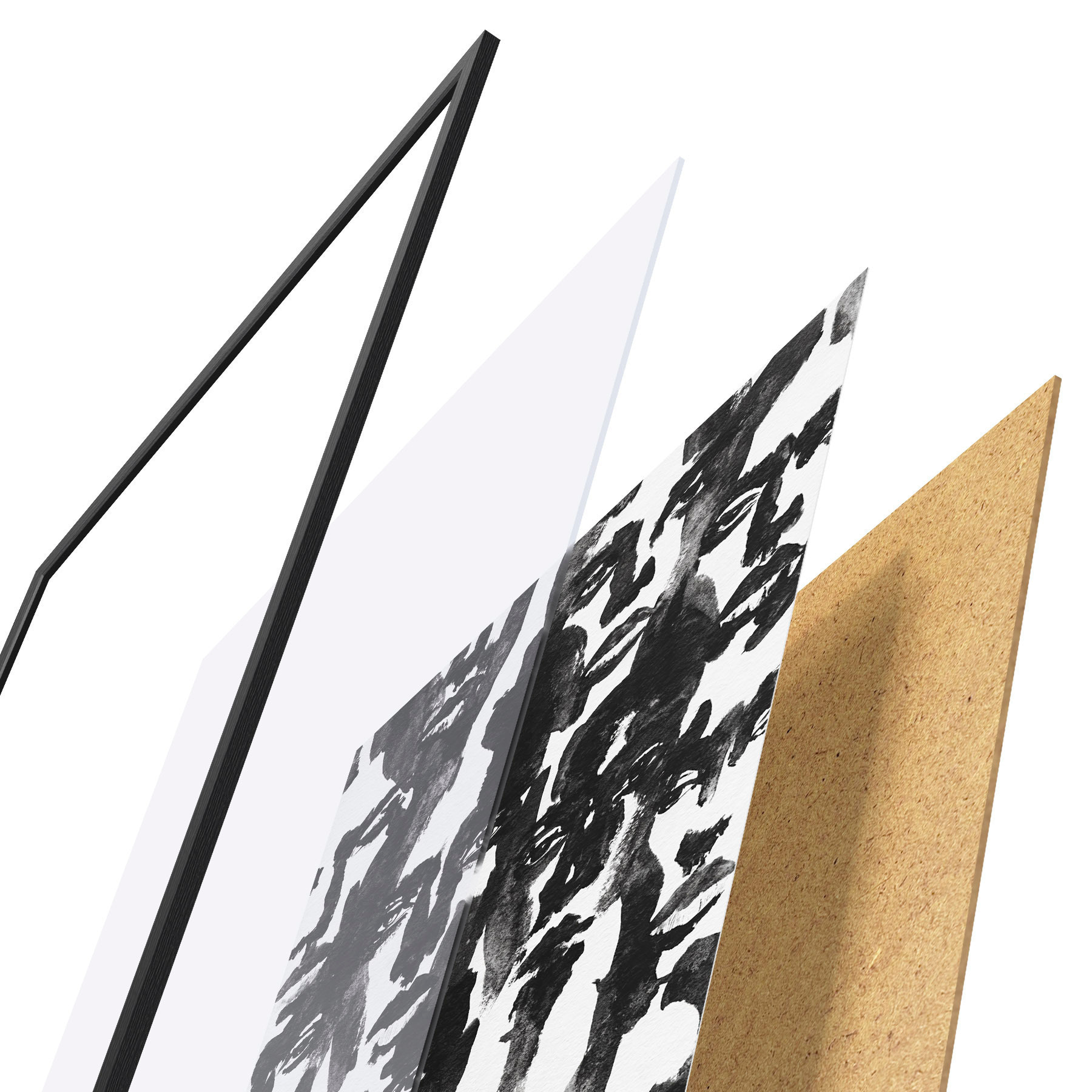 Affiche Visages abstraits f50862