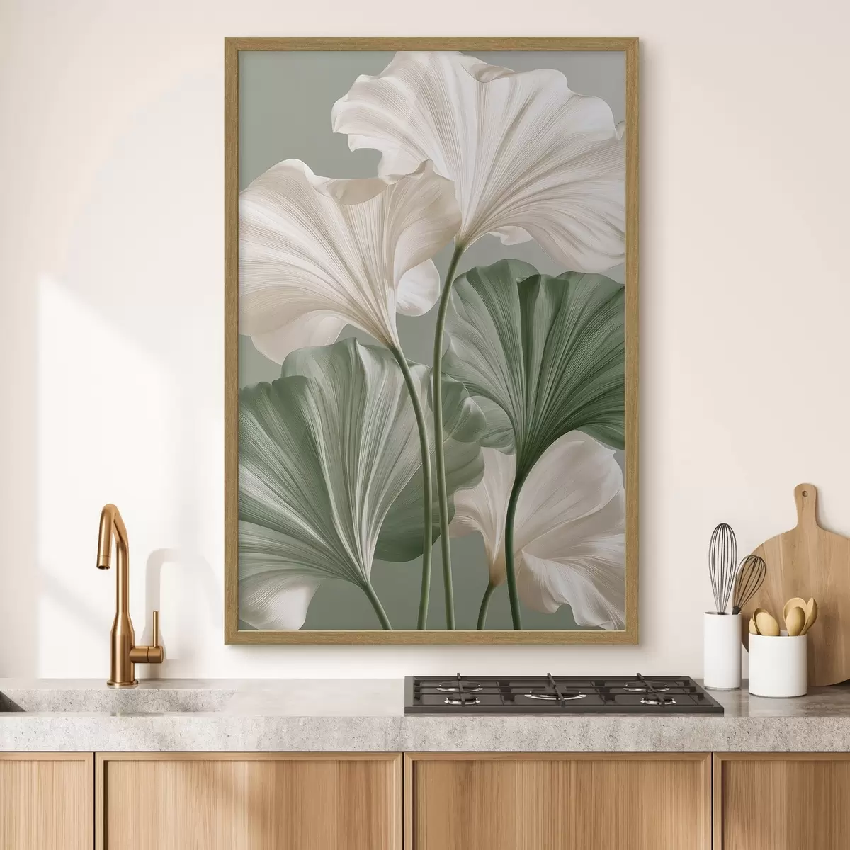 Poster Delicate bladeren f50867