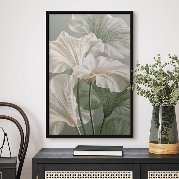 Poster Delicate bladeren, Posters Natuur, f50868bk : Uwalls
