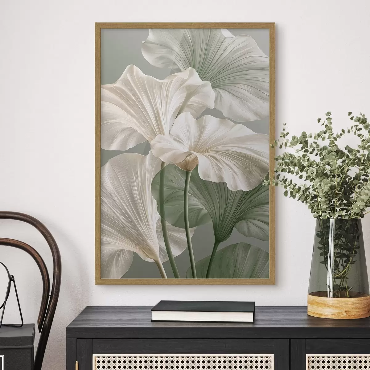 Affiche Feuilles délicates f50868