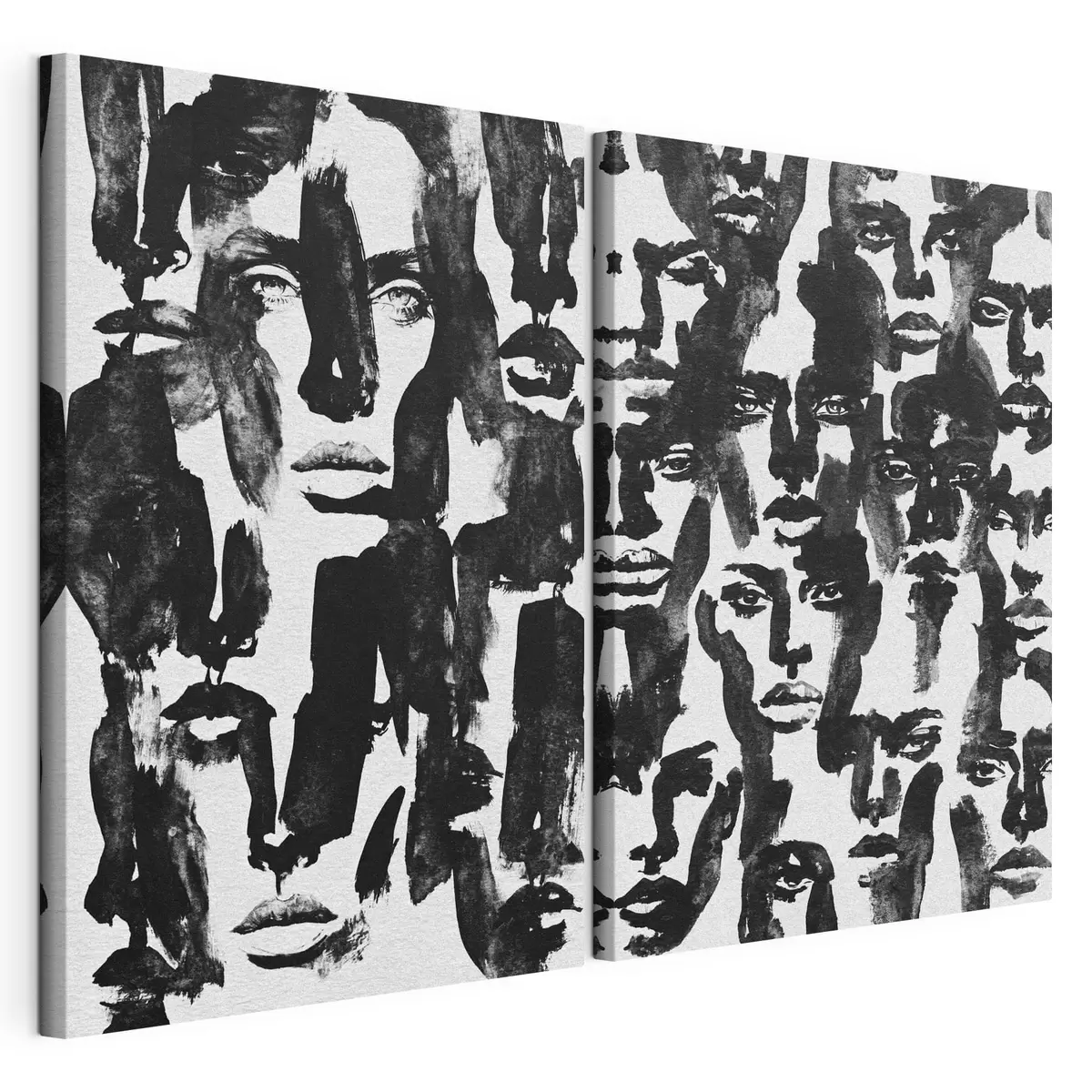  Peintures Visages abstraits m31035