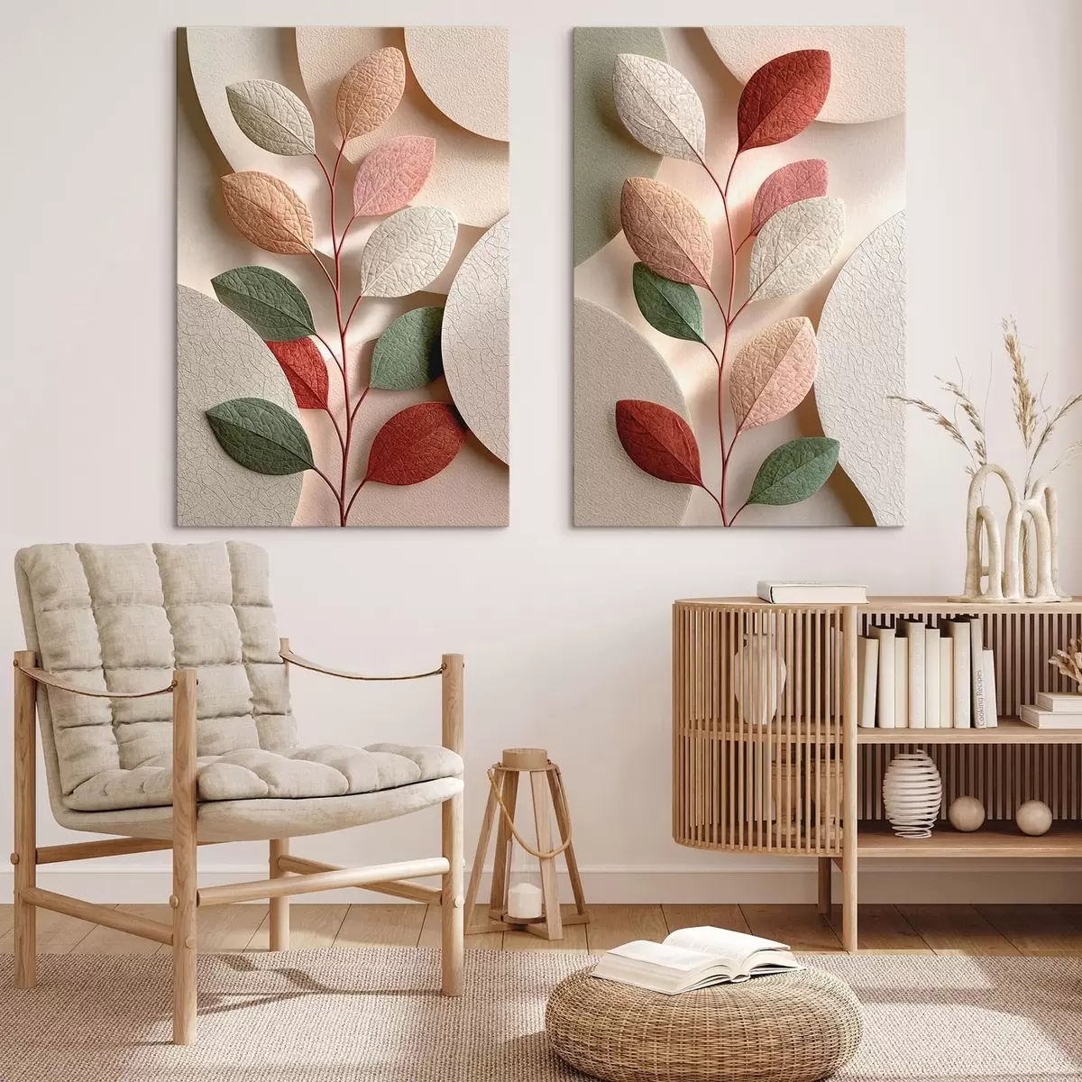  Peintures Branche aux formes géométriques m31036