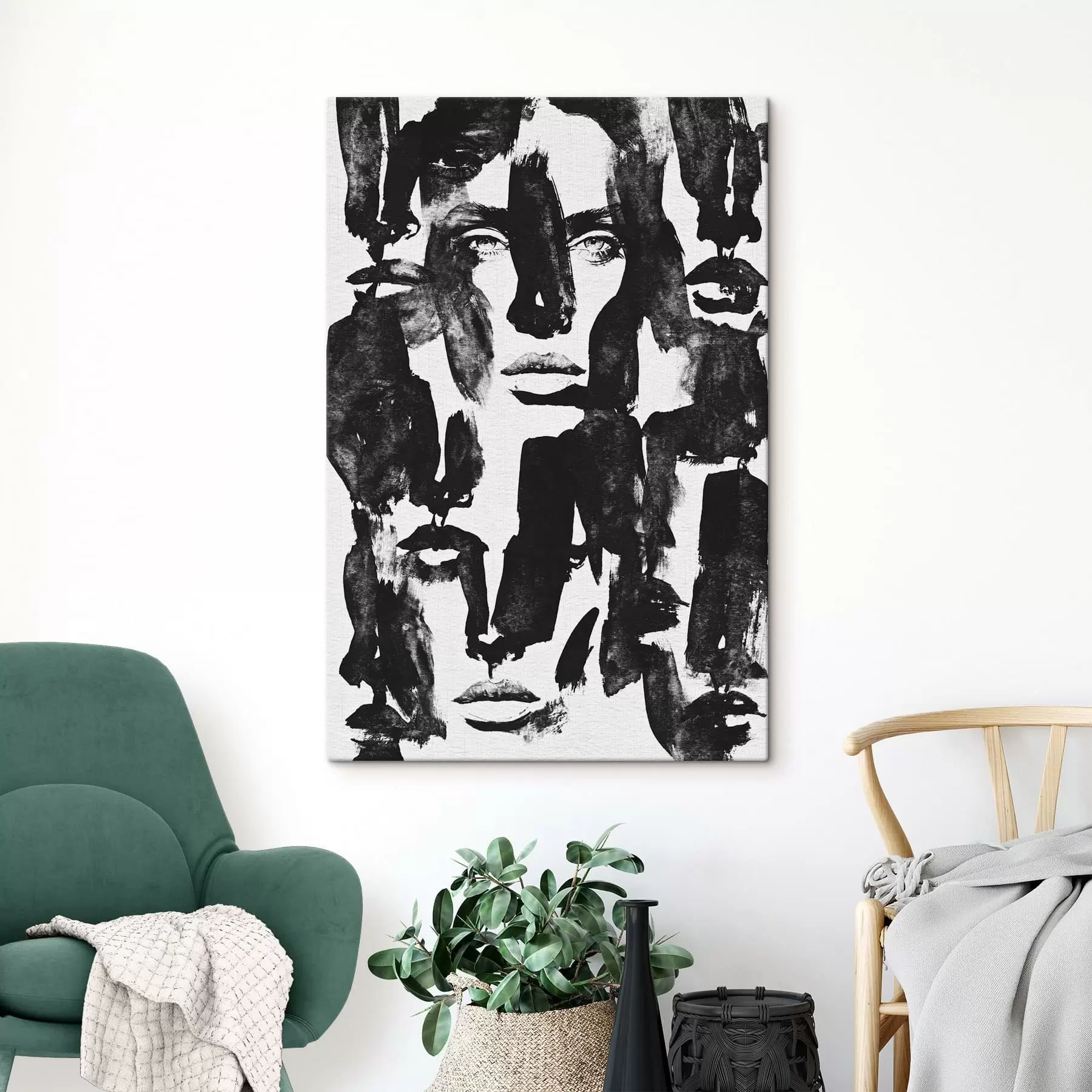  Peintures Étreinte et écho s50861