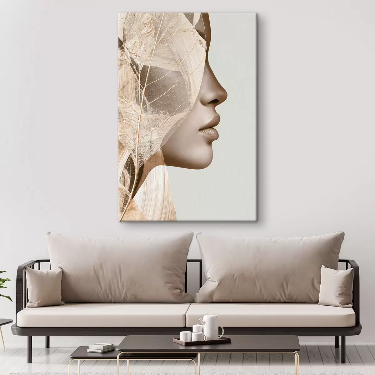  Schilderijen Abstract portret van een vrouw s50865