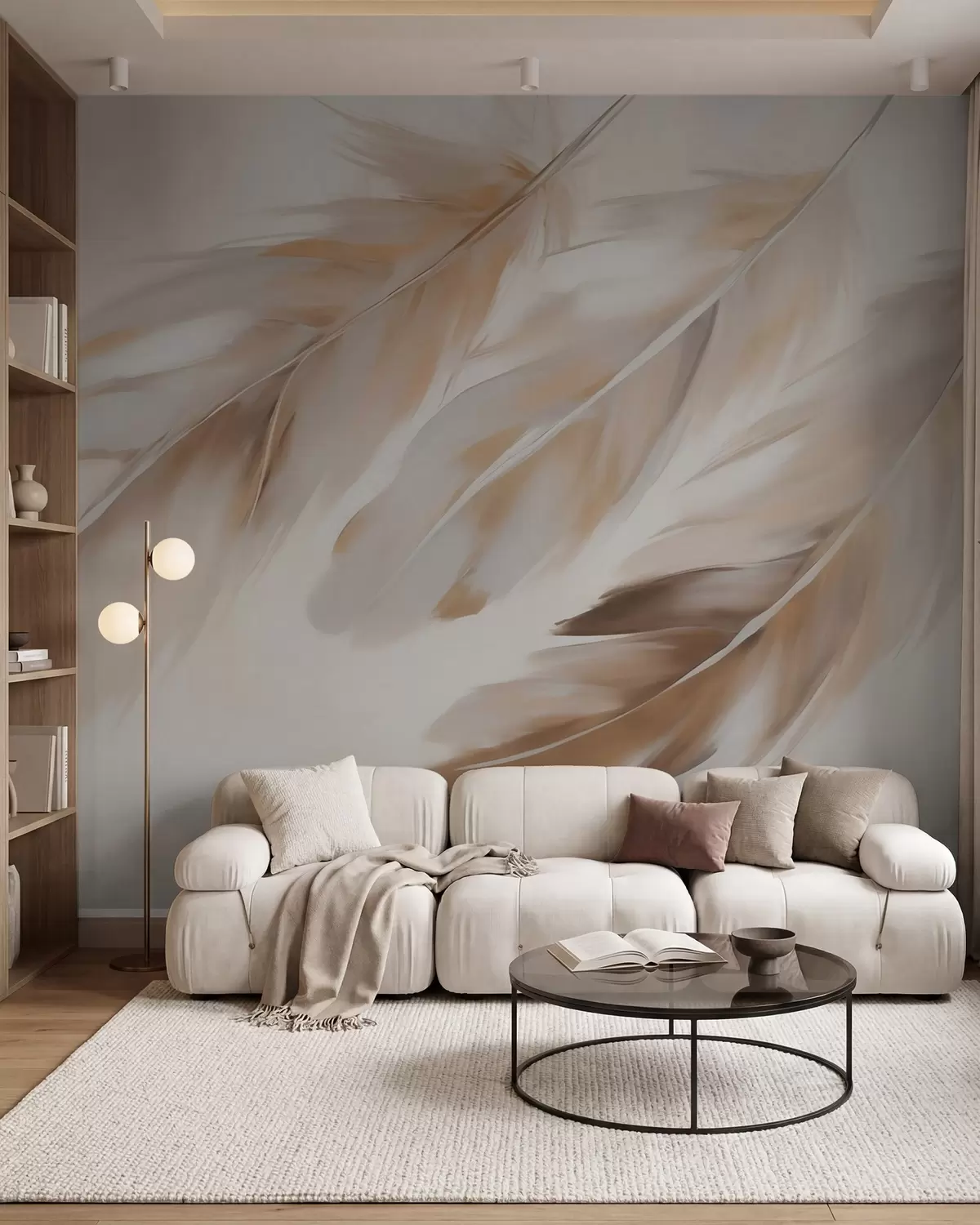 Fotobehang Abstracte veren w05991