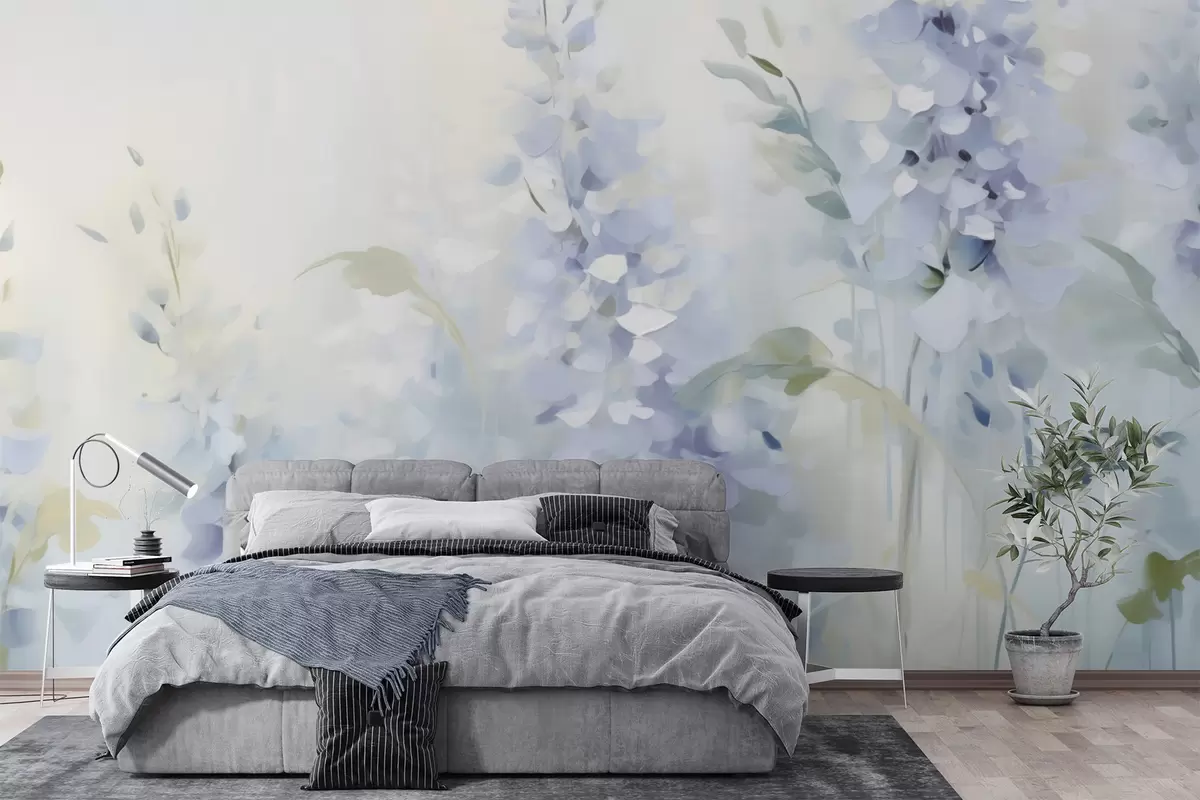 Fotobehang Abstracte bloemen w05995