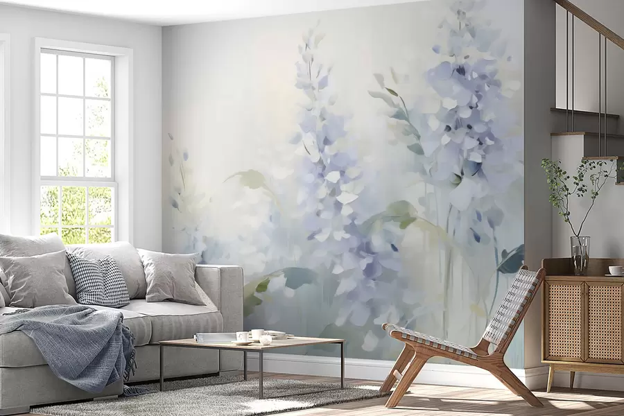 Fotobehang Abstracte bloemen w05995