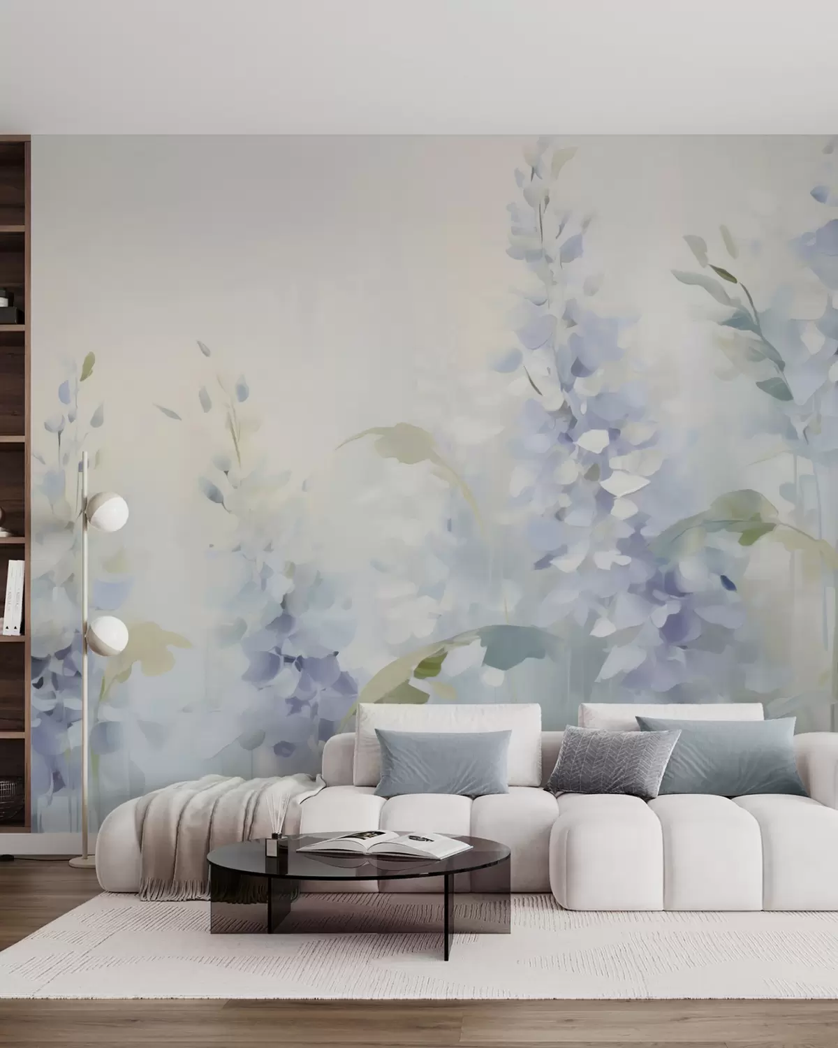 Fotobehang Abstracte bloemen w05995