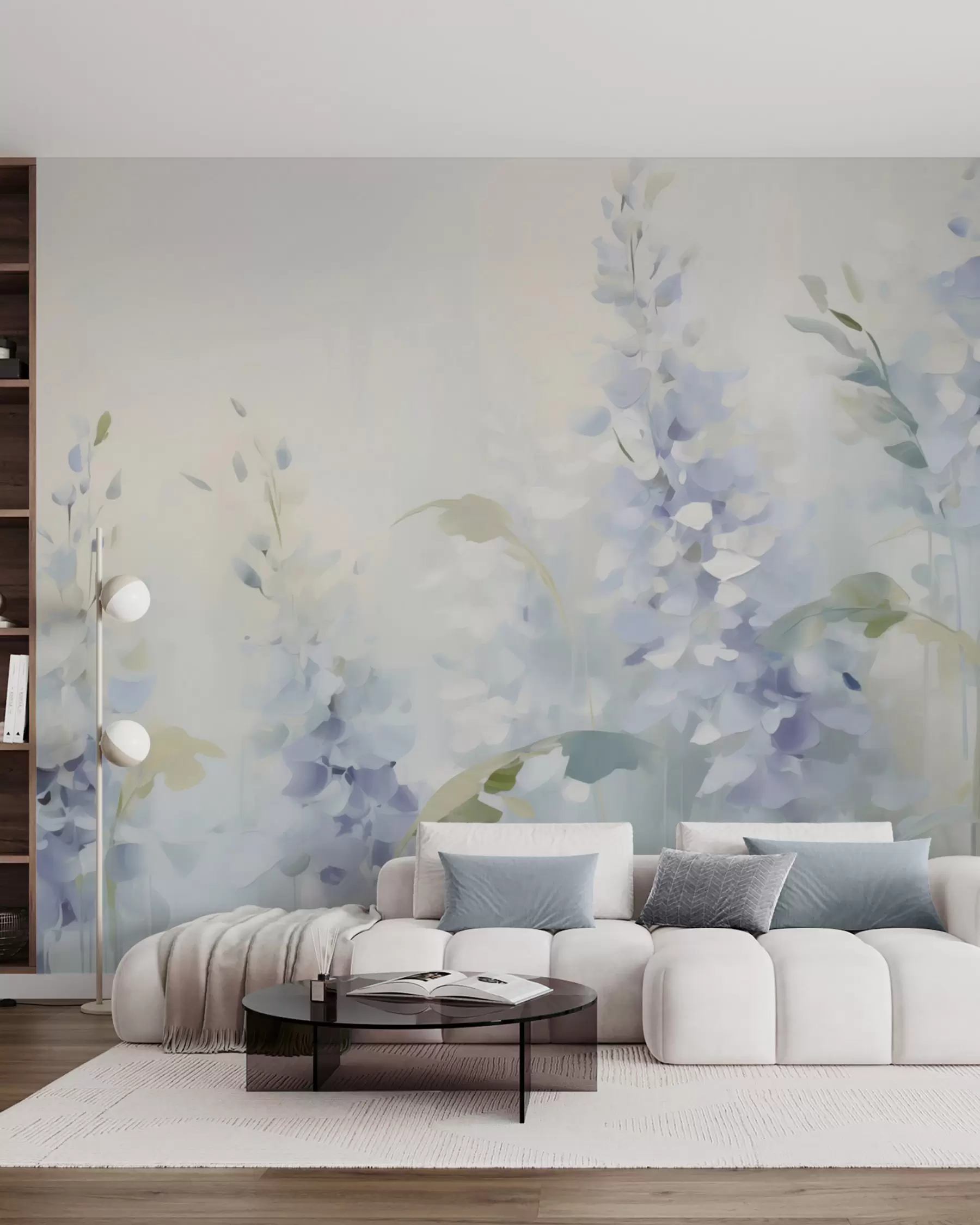 Fotobehang Abstracte bloemen w05995