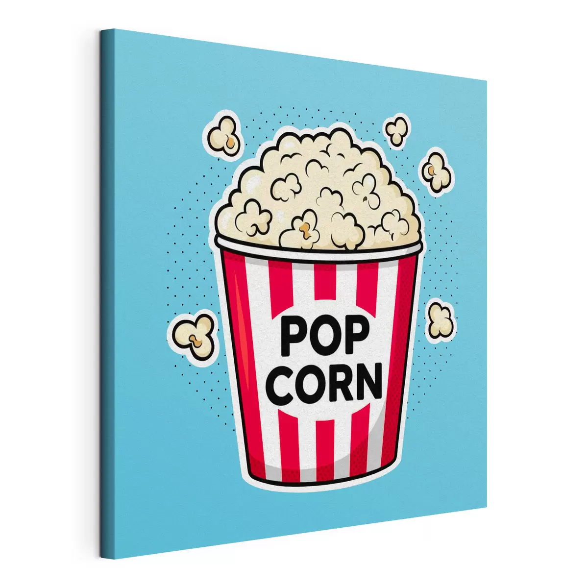  Peintures L'heure du goûter avec du délicieux pop-corn s50791