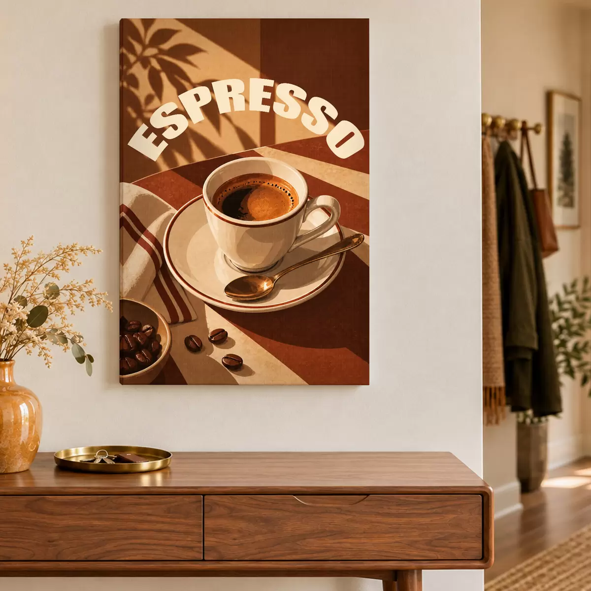  Peintures Un espresso parfumé pour des moments de détente s50871