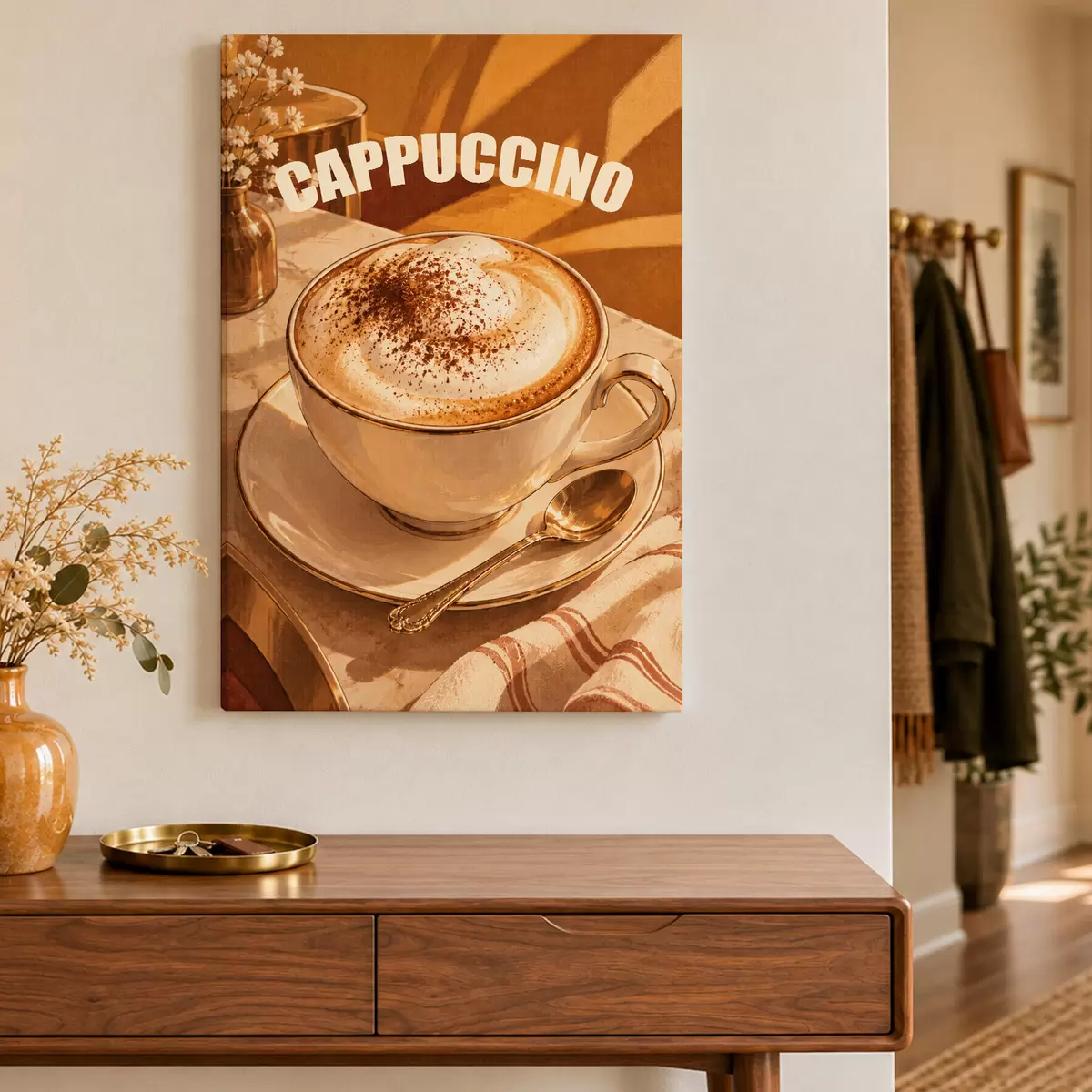  Schilderijen Een heerlijke cappuccino om je dag op te vrolijken s50874