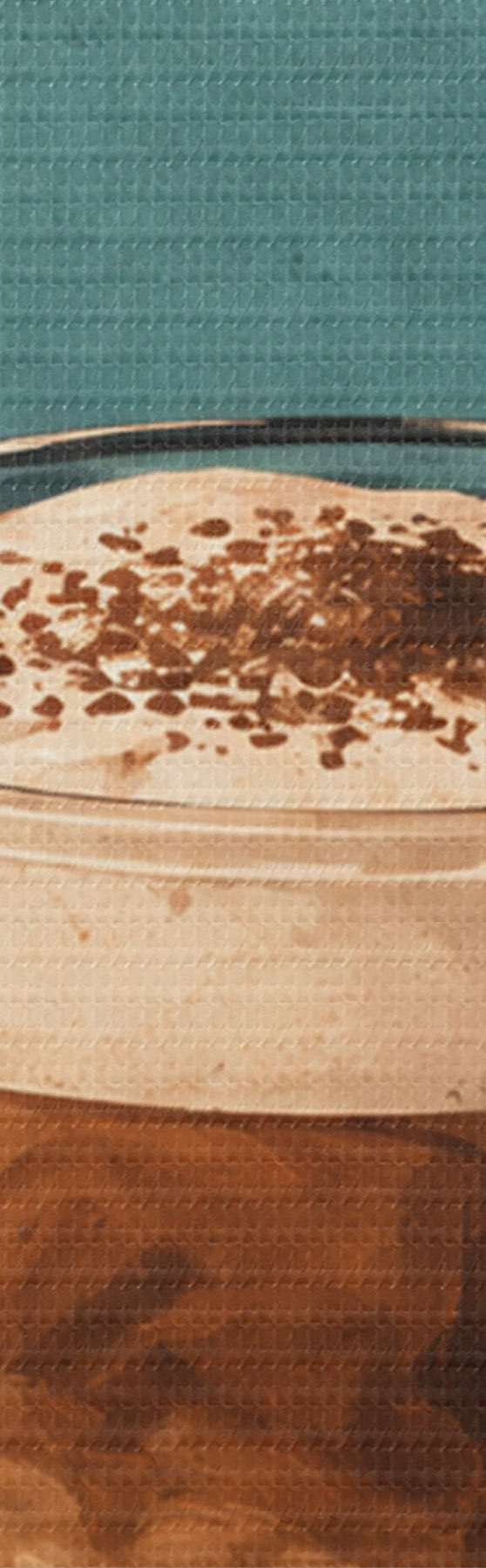  Peintures Un délicieux macchiato par une journée ensoleillée s50875