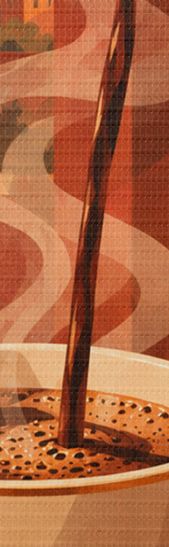  Peintures Un café bien chaud dans un cadre chaleureux s50877